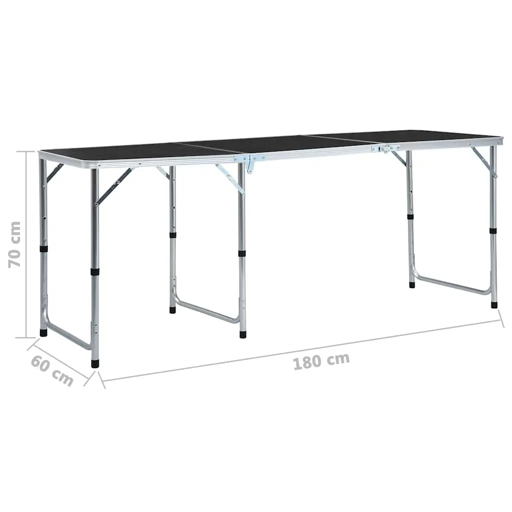 Grey Foldable Camping Table