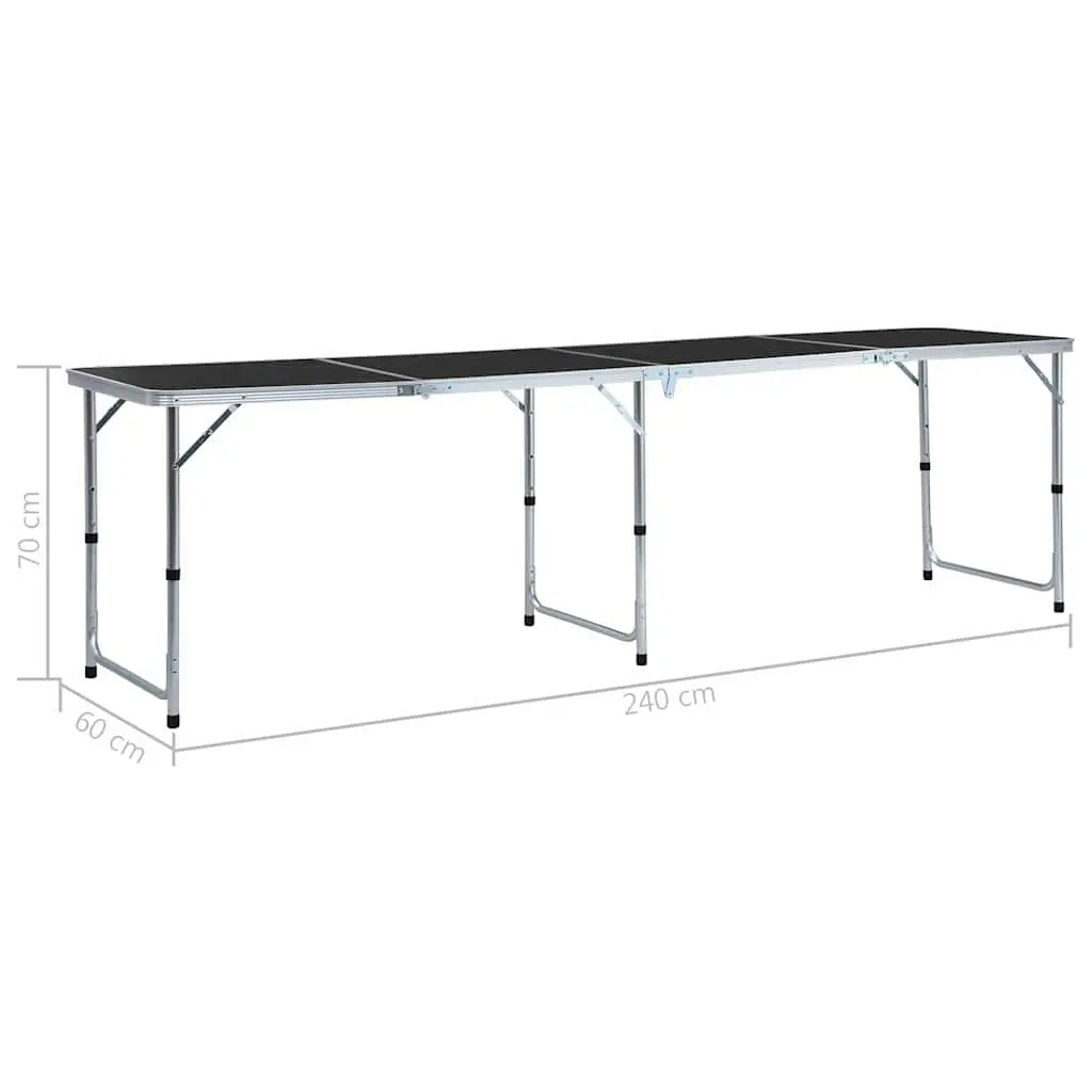 Grey Foldable Camping Table