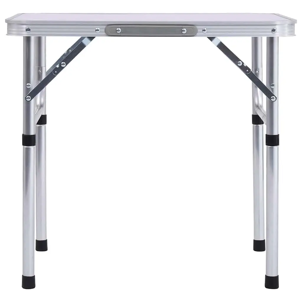 Folding Camping Table White Outdoor Portable Lightweight Camp Furniture Picnic