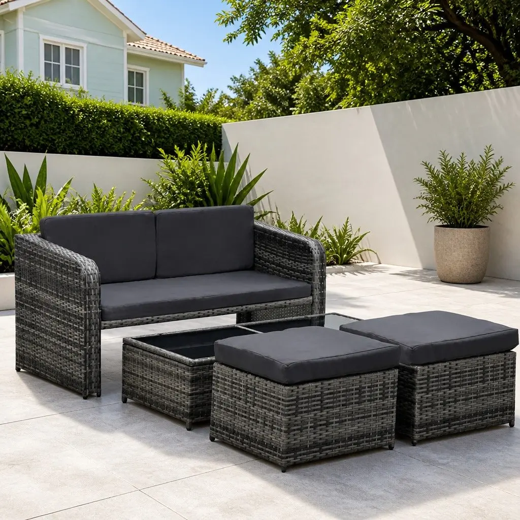 4 Piece Garden Lounge Set