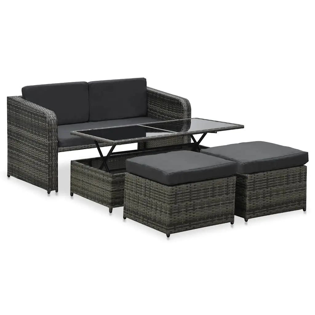 4 Piece Garden Lounge Set