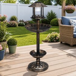 Specifications of the Pedestal Bird Bath with LED Light