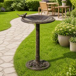 Specifications of Garden Gold Bird Bath with Bowl