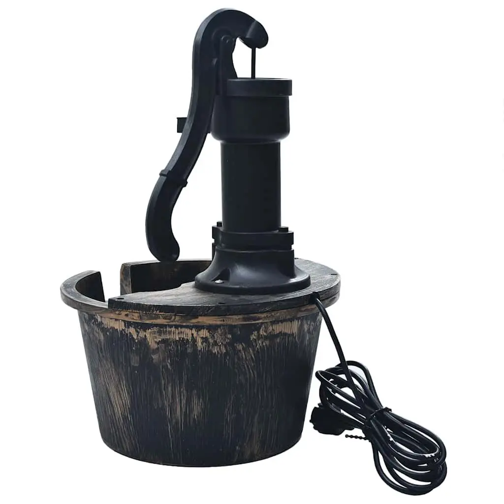 Garden Water Fountain for Outdoor Patio Brown