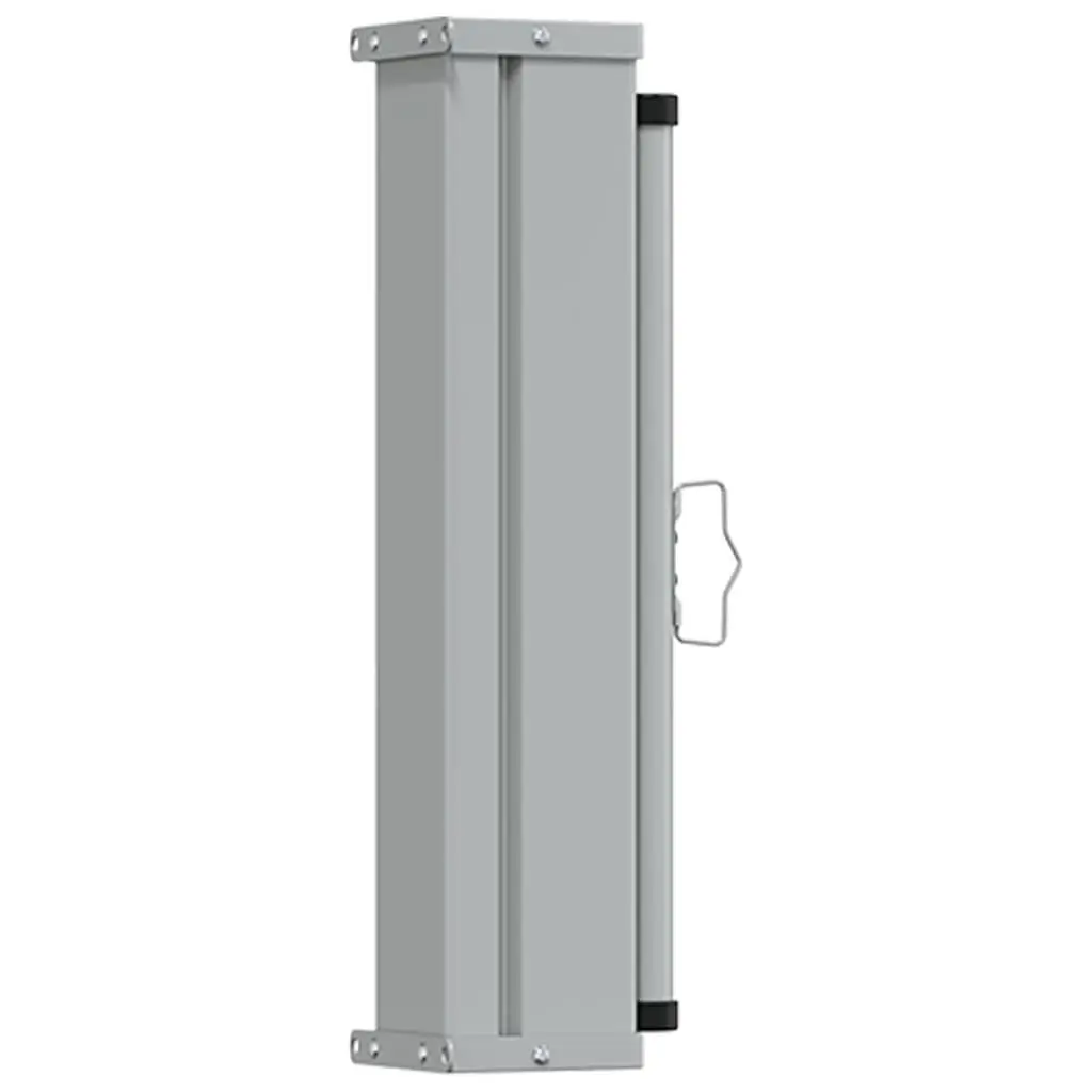 Patio Retractable Side Awning 60x300 cm Black Outdoor Shade Screen Privacy