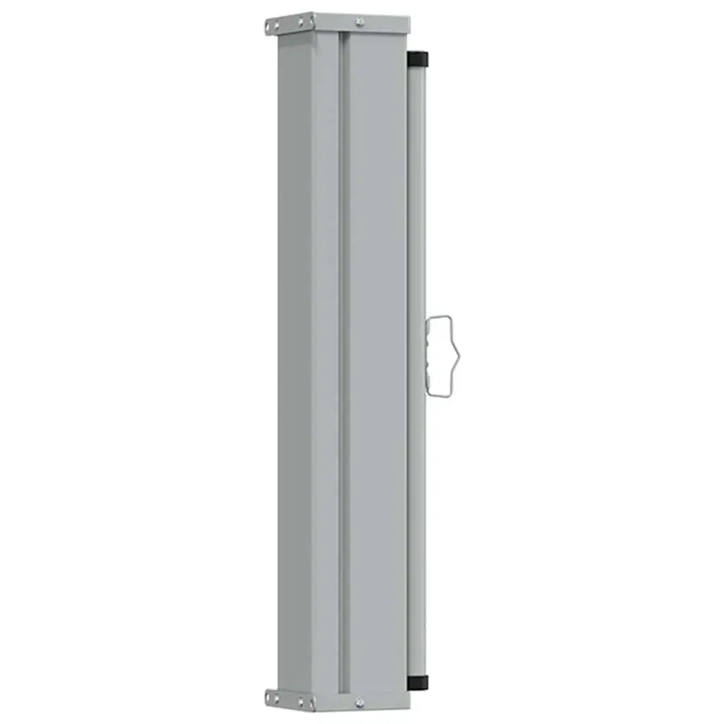 Retractable Side Awning for Patio 80x300cm Black Outdoor Privacy Screen Sunshade