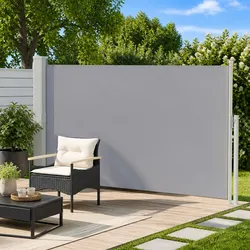 Retractable Side Awning Specifications: 170x300cm Grey