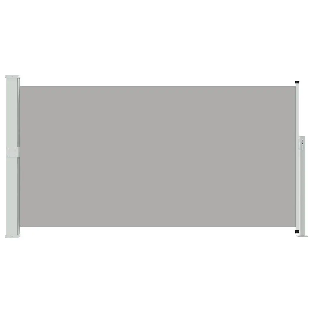 Patio Retractable Side Awning 170x300cm Grey Privacy Screen Outdoor Sunshade