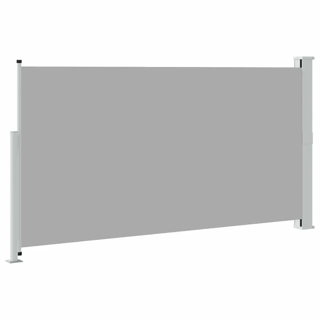 Patio Retractable Side Awning 170x300cm Grey Privacy Screen Outdoor Sunshade