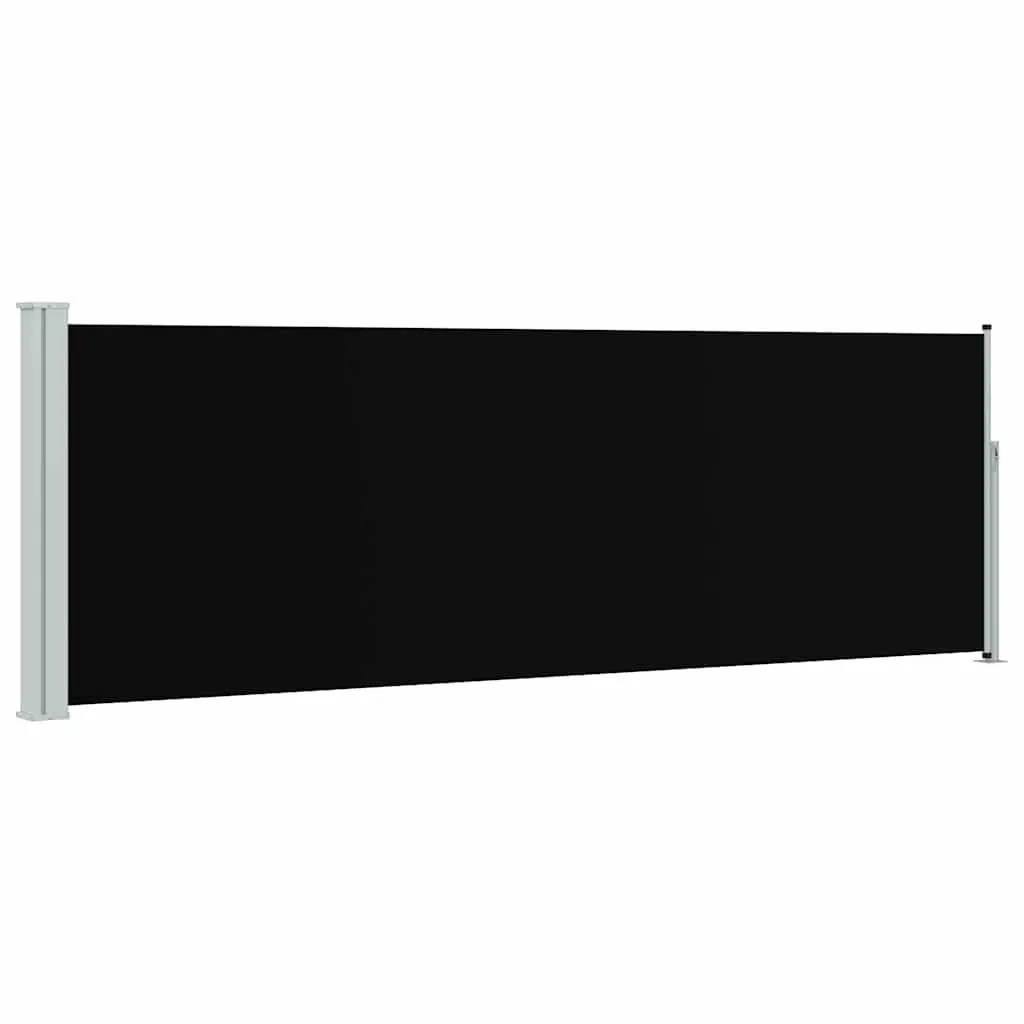 Retractable Side Awning 100x300 cm Black
