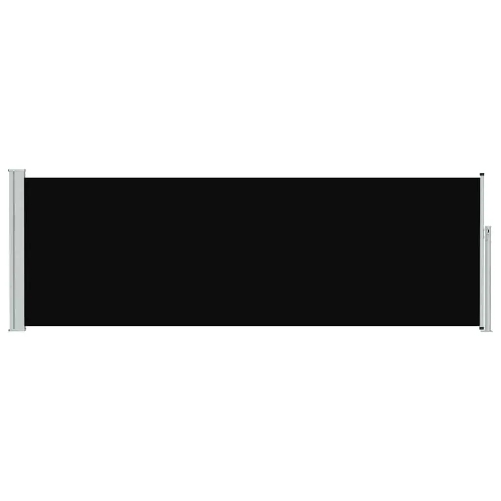 Retractable Side Awning 100x300 cm Black