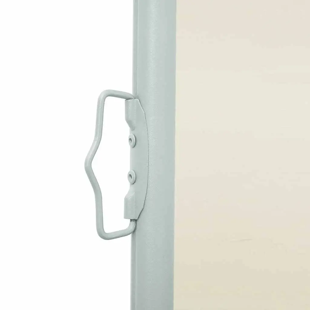 Retractable Side Awning Patio Screen 100x300cm Outdoor Privacy Shade Cream