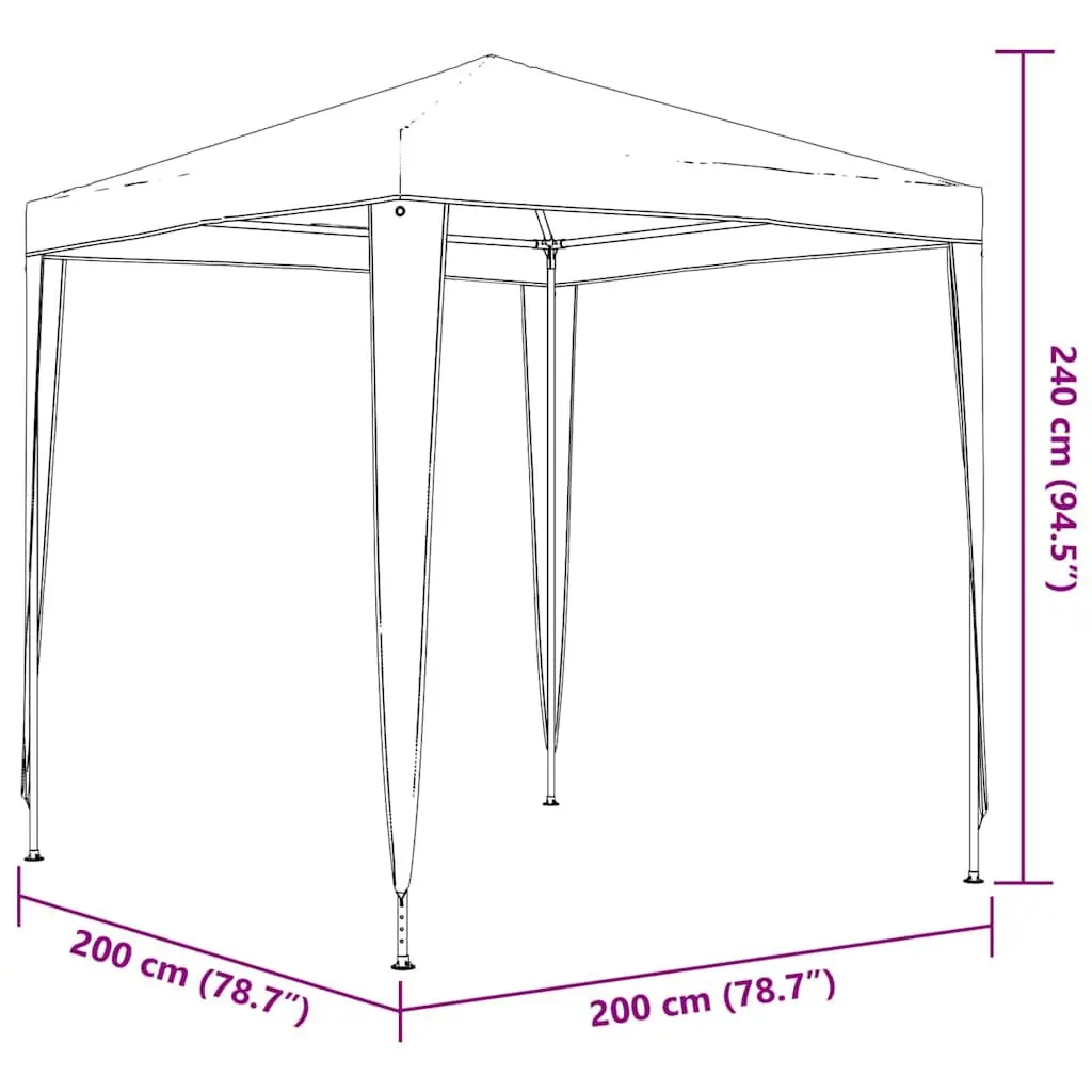 Party Tent Outdoor Use 2x2m