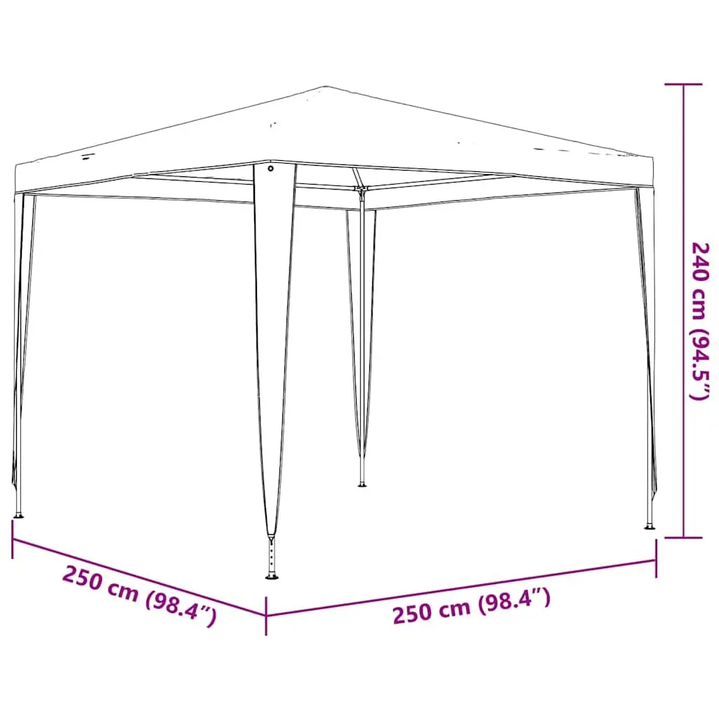 Party Tent Outdoor Use 2.5x2.5m