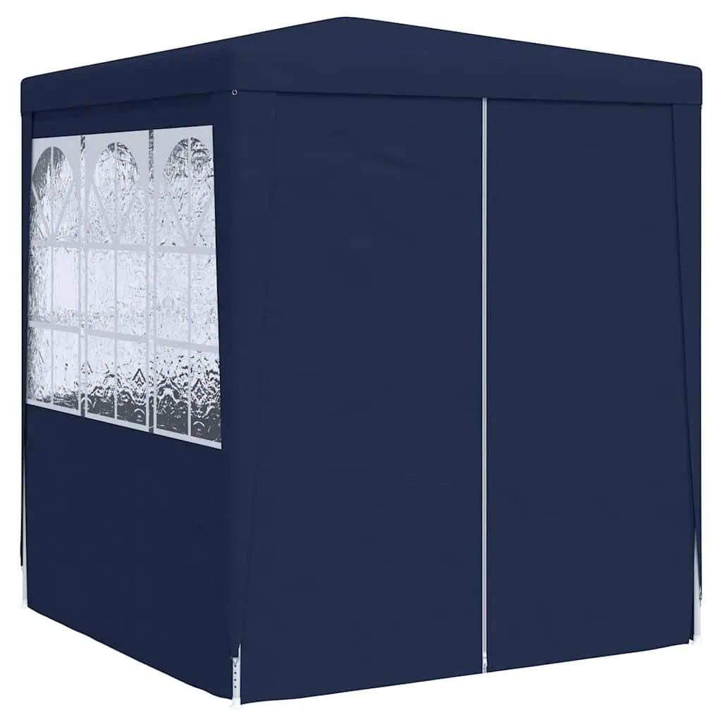 Party Tent 2x2 m with Side Walls Outdoor Gazebo Garden Marquee Blue Canopy