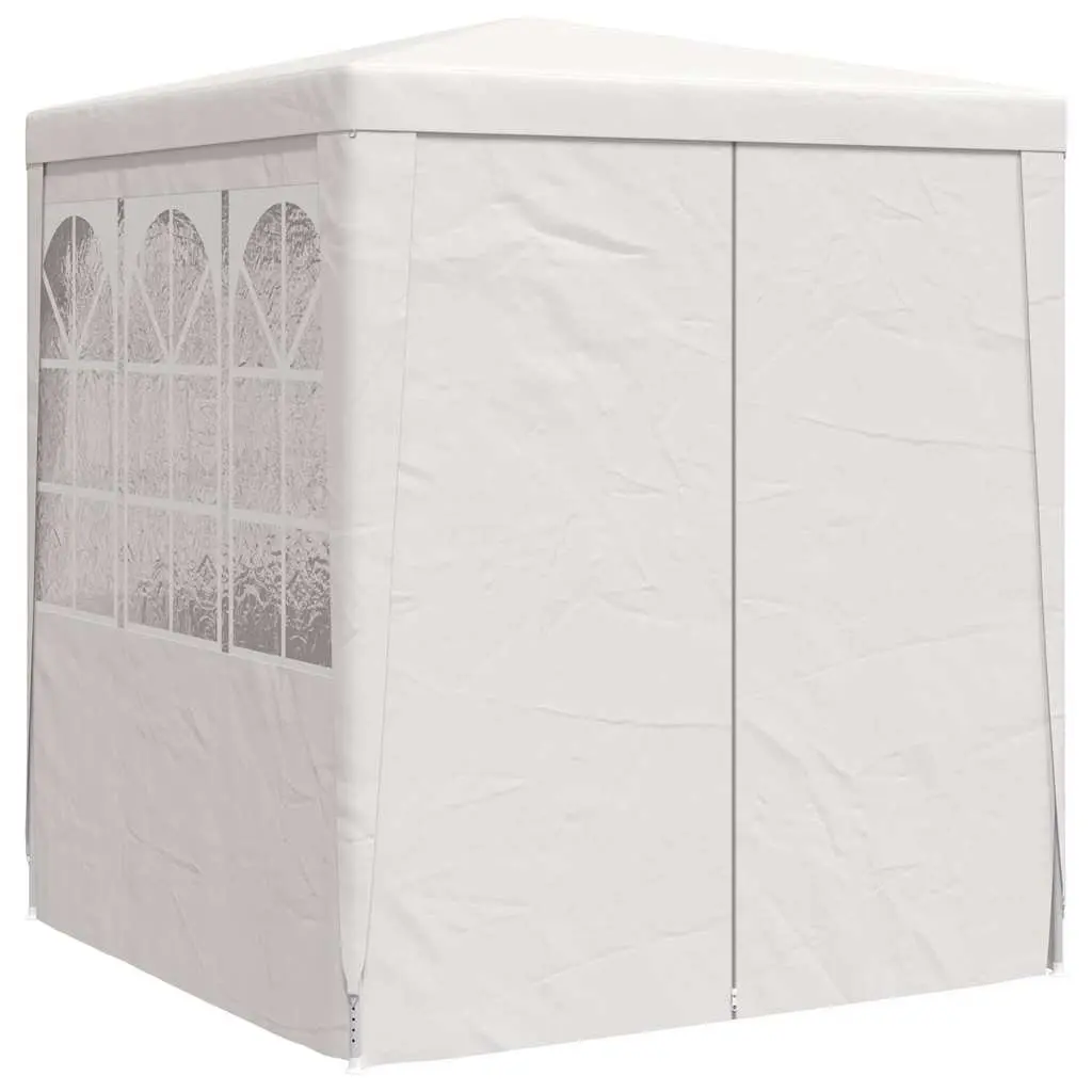Party Tent Outdoor 2.5x2.5m White Gazebo Canopy with Side Walls