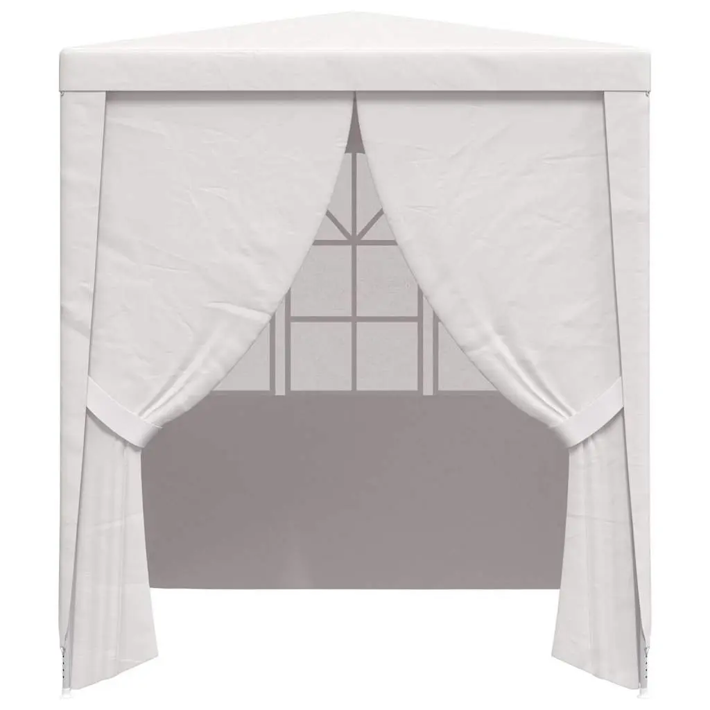 Party Tent Outdoor 2.5x2.5m White Gazebo Canopy with Side Walls