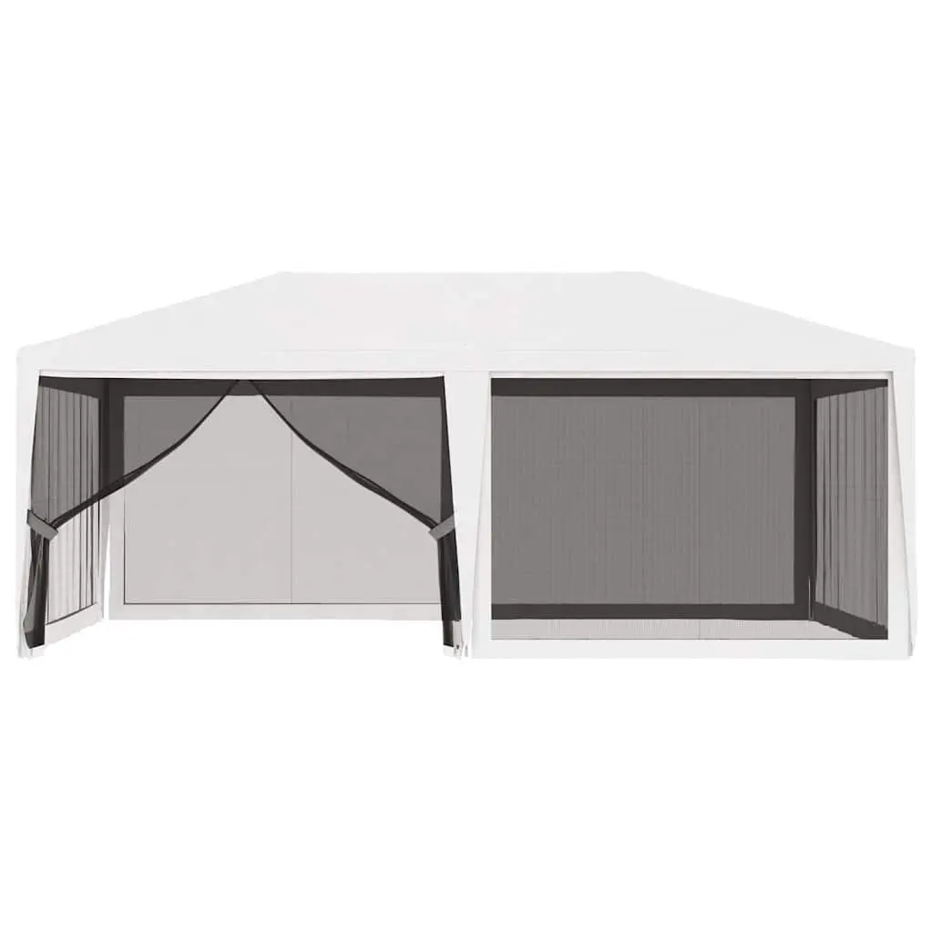 4x6m Party Tent with Mesh Walls