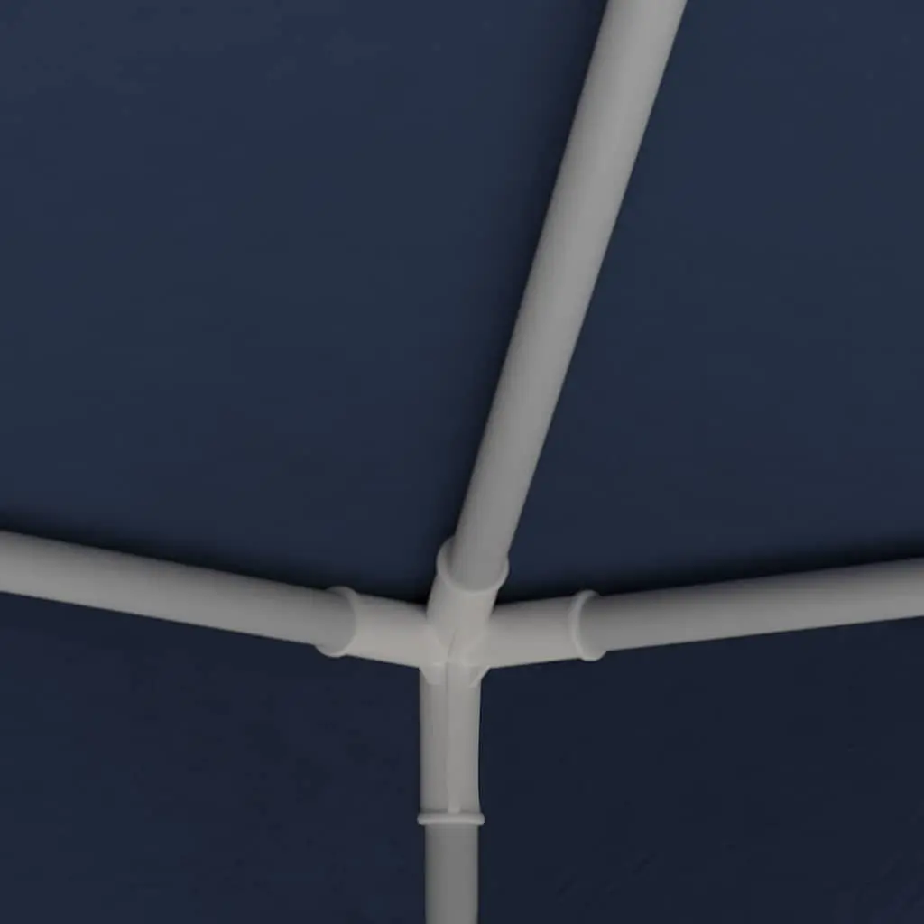 4x4 m Party Tent with Steel Frame and Blue Fabric