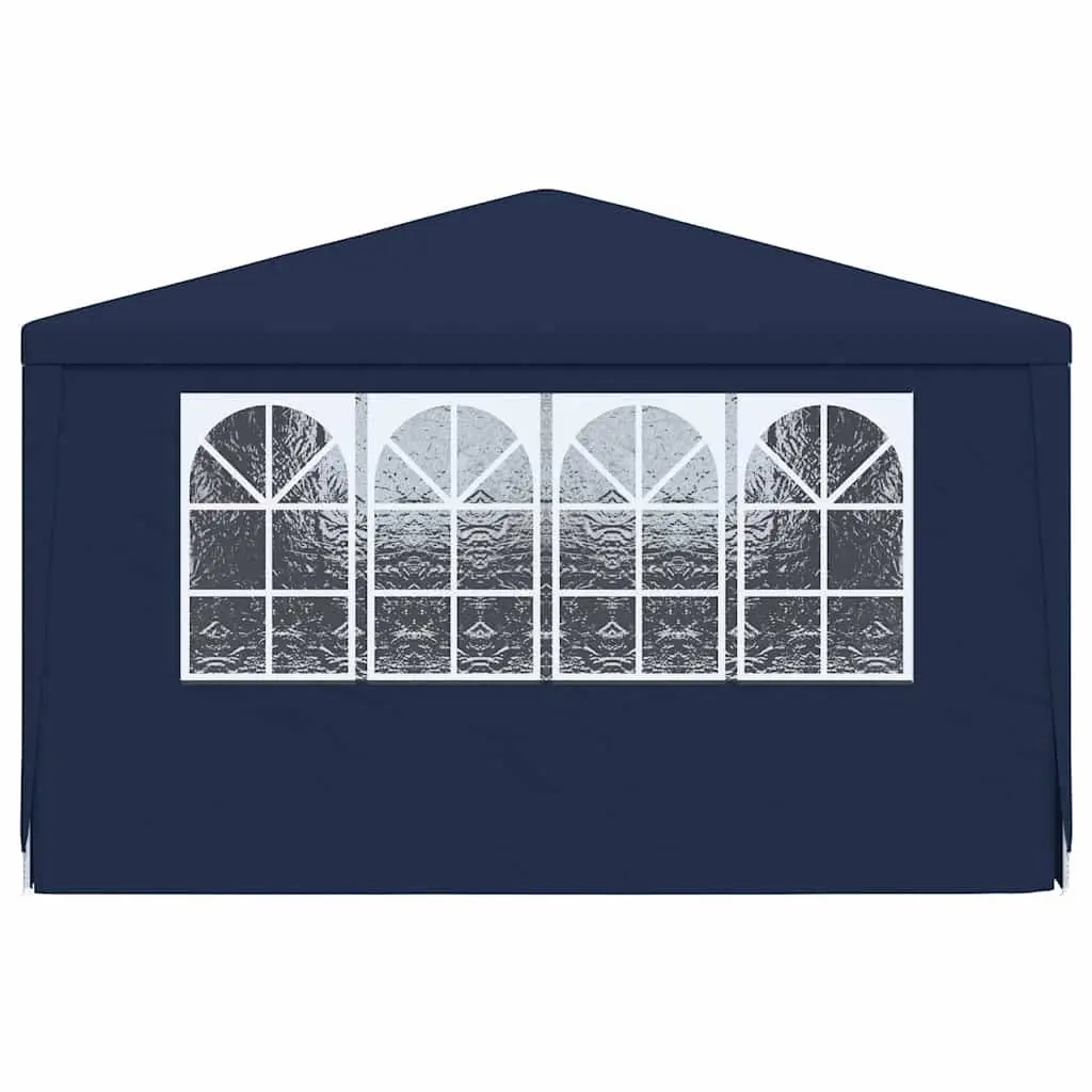 Party Tent Outdoor Use 4x6m with Side Walls Blue