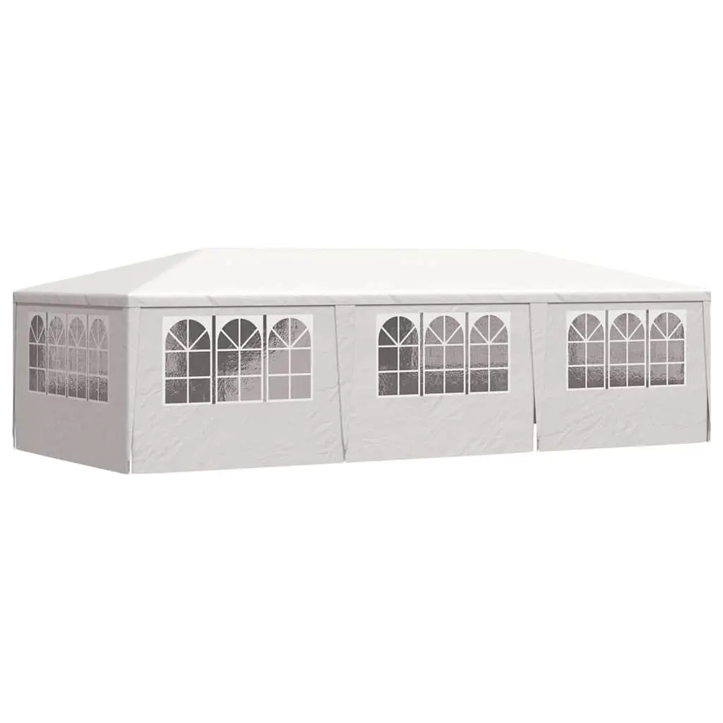 Party Tent Outdoor 4x9m Canopy Gazebo with Side Walls Windows Door White