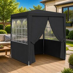 2x2m Outdoor Party Tent - Steel Frame and Polyethylene