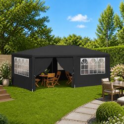Party Tent Specifications: 4x6 m Anthracite Model
