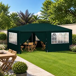 Specifications of 4x6m Green Party Tent with Windows
