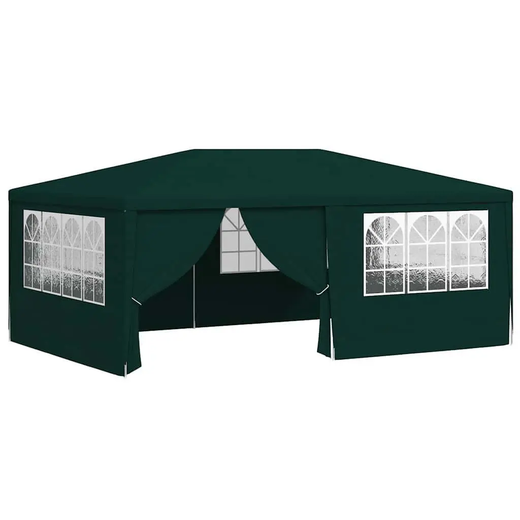 4x6m Green Party Tent with Windows