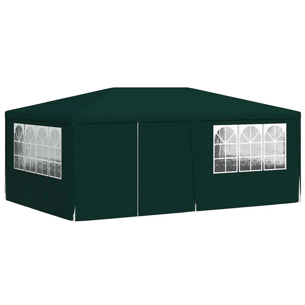 4x6m Green Party Tent with Windows