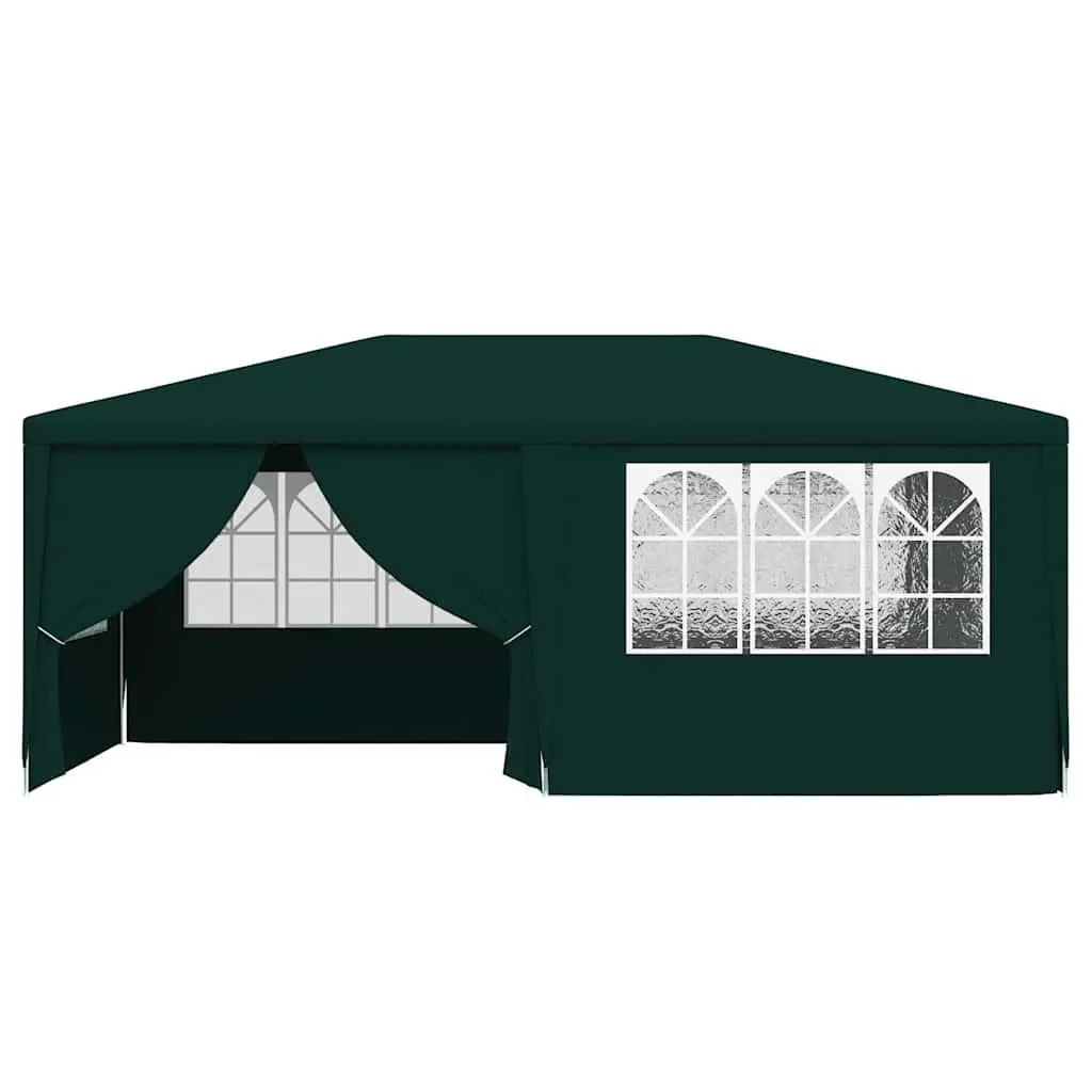 4x6m Green Party Tent with Windows