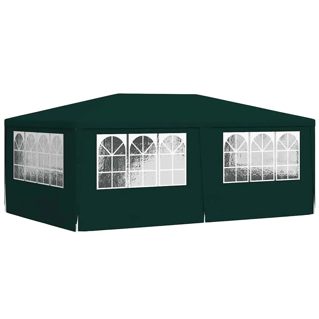 4x6m Green Party Tent with Windows