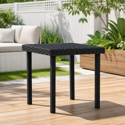 Specifications of the Outdoor Tea Table Black 40x40 cm
