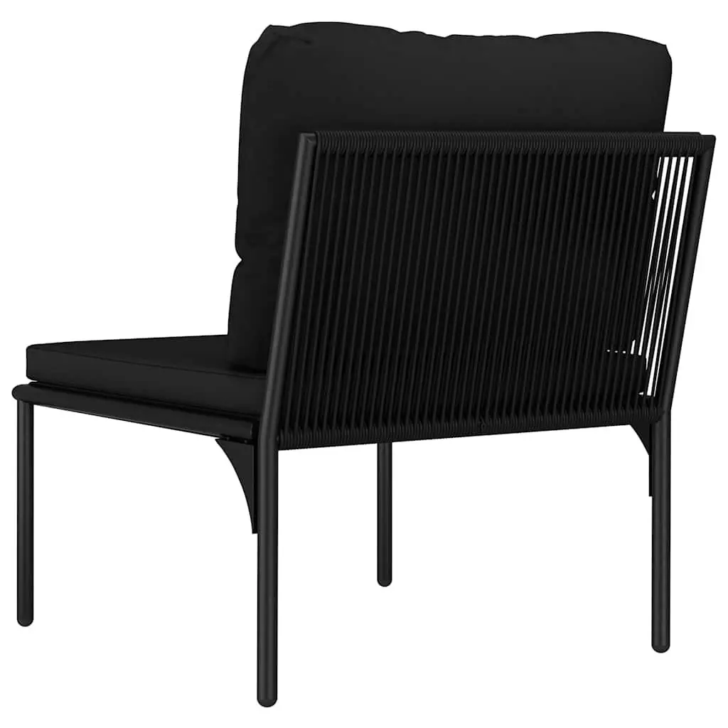 Garden Lounge Set Outdoor Patio Furniture 6 Piece Black Modular