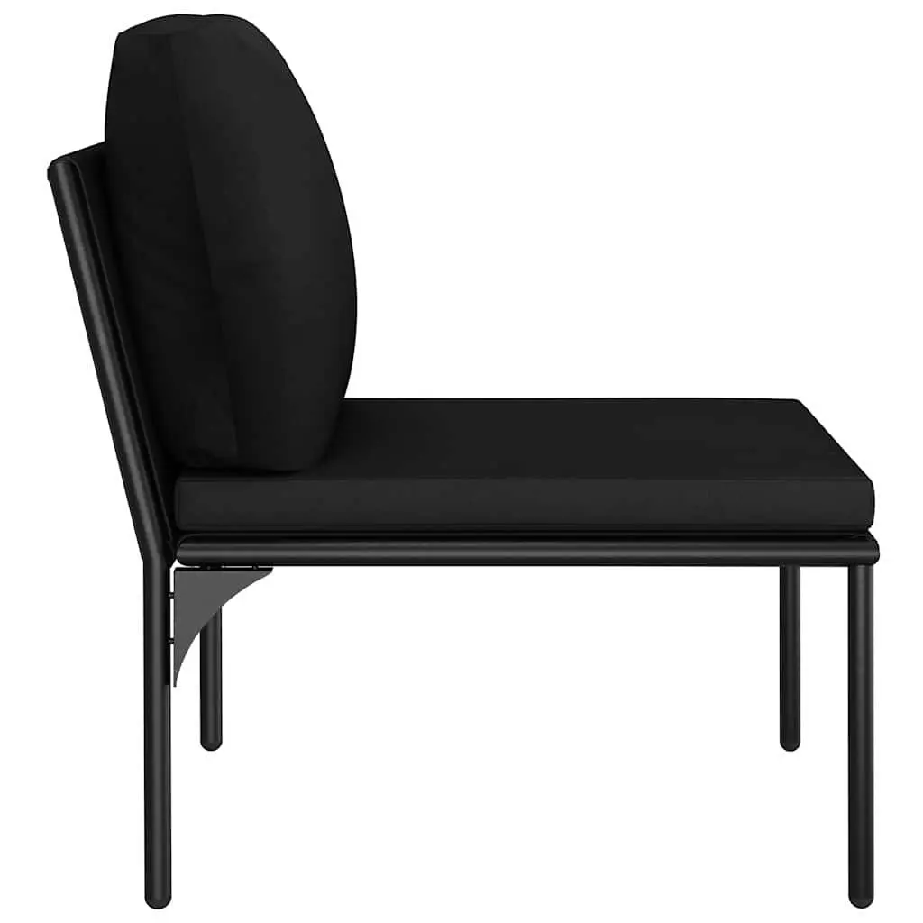 Garden Lounge Set Outdoor Patio Furniture 6 Piece Black PVC Wire