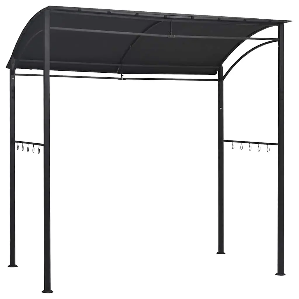 BBQ Gazebo Outdoor 215x150x220 cm Steel Frame Weather Resistant