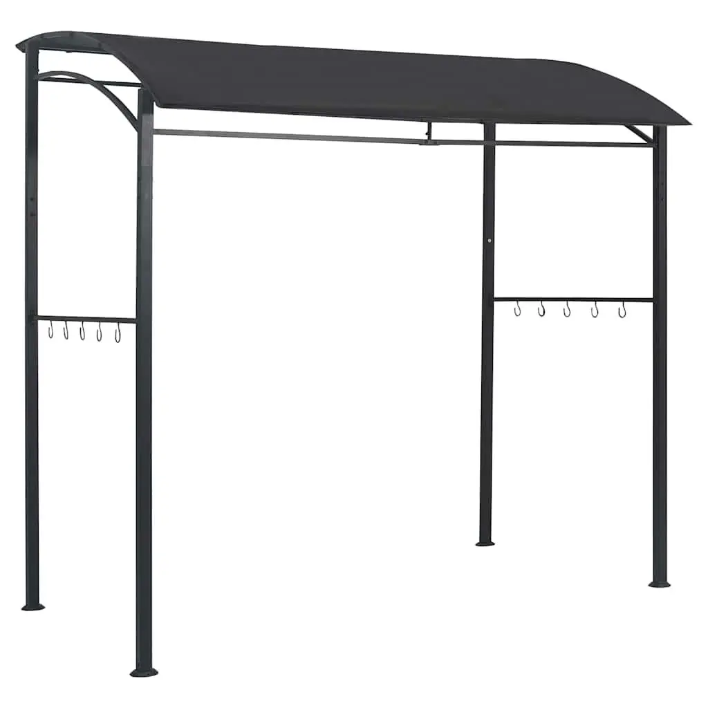 BBQ Gazebo Outdoor 215x150x220 cm Steel Frame Weather Resistant