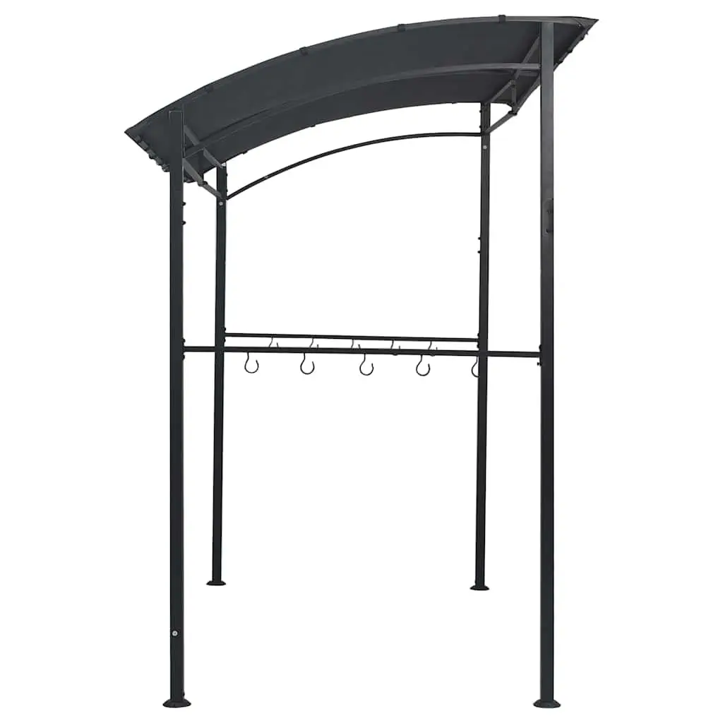 BBQ Gazebo Outdoor 215x150x220 cm Steel Frame Weather Resistant