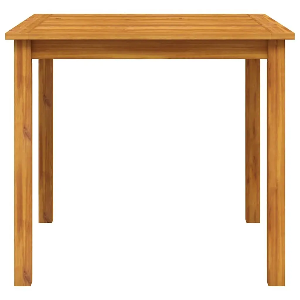Outdoor Dining Table 85x85cm Garden Patio Furniture Solid Wood Square Design