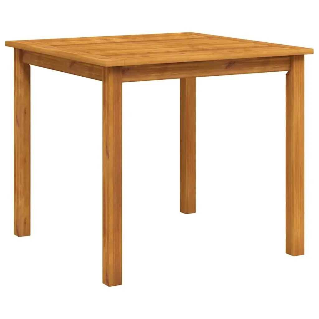 Outdoor Dining Table 85x85cm Garden Patio Furniture Solid Wood Square Design