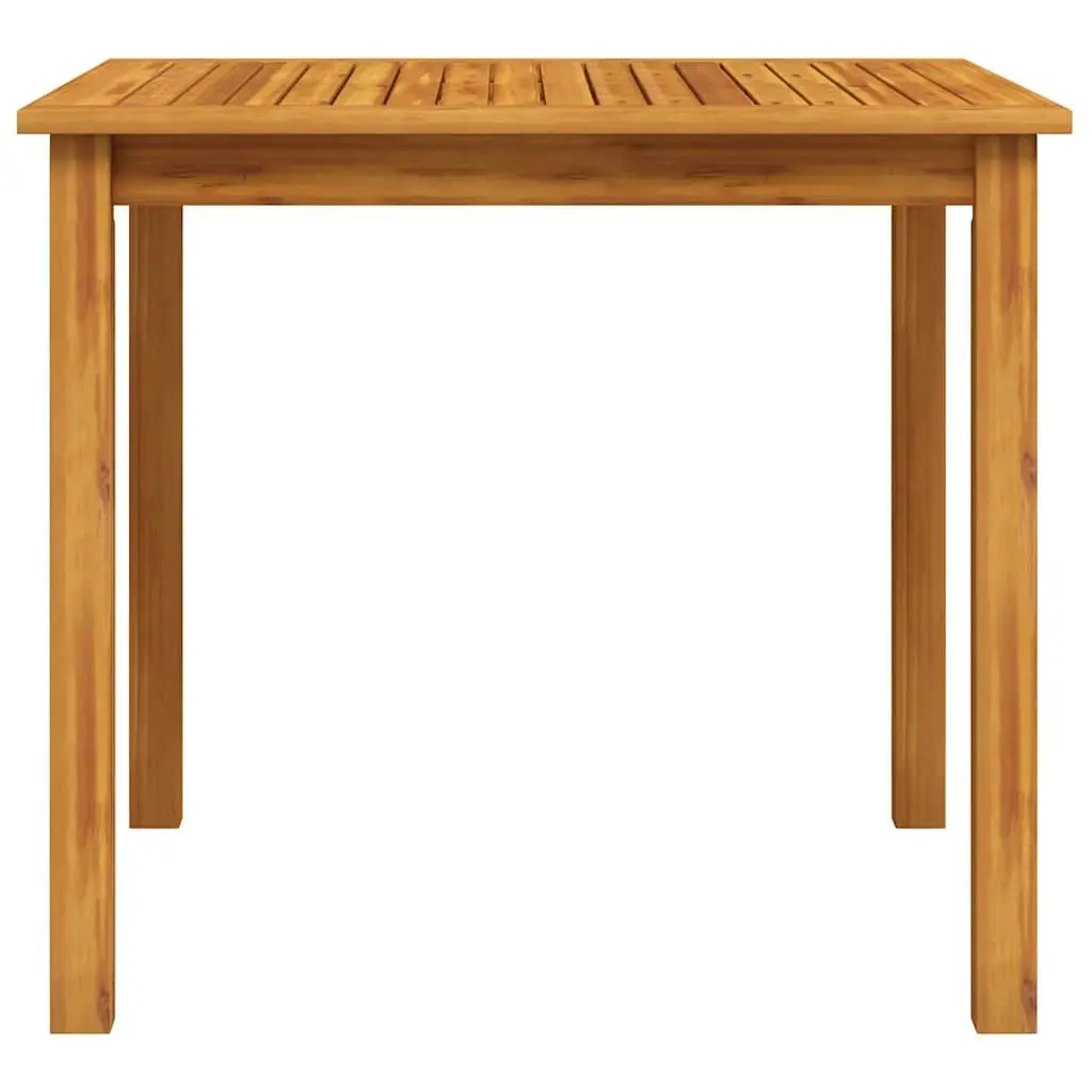 Outdoor Dining Table 85x85cm Garden Patio Furniture Solid Wood Square Design