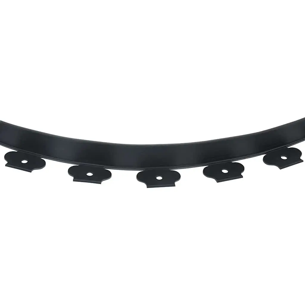 Lawn Edging Border Flexible Landscape Black 10m Garden Patio Driveway