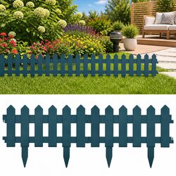 Garden Lawn Edging - 25 Green Panels, 10m Total Length