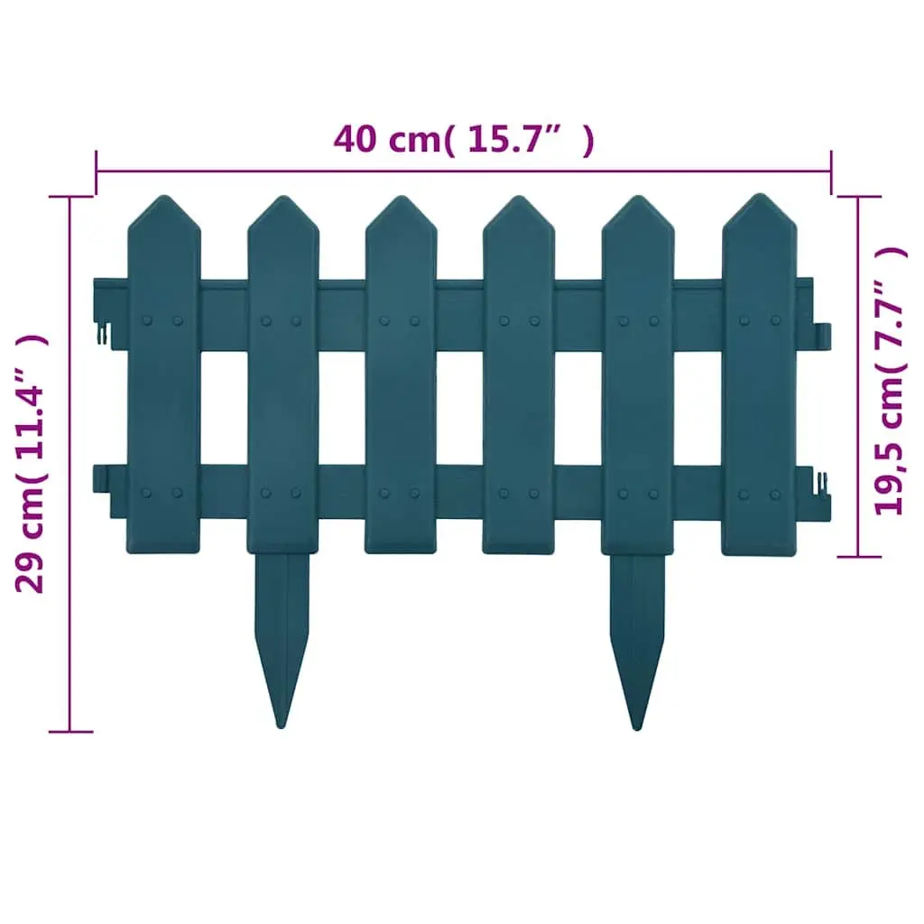 Garden Lawn Edging Borders Green Outdoor Fence 10m