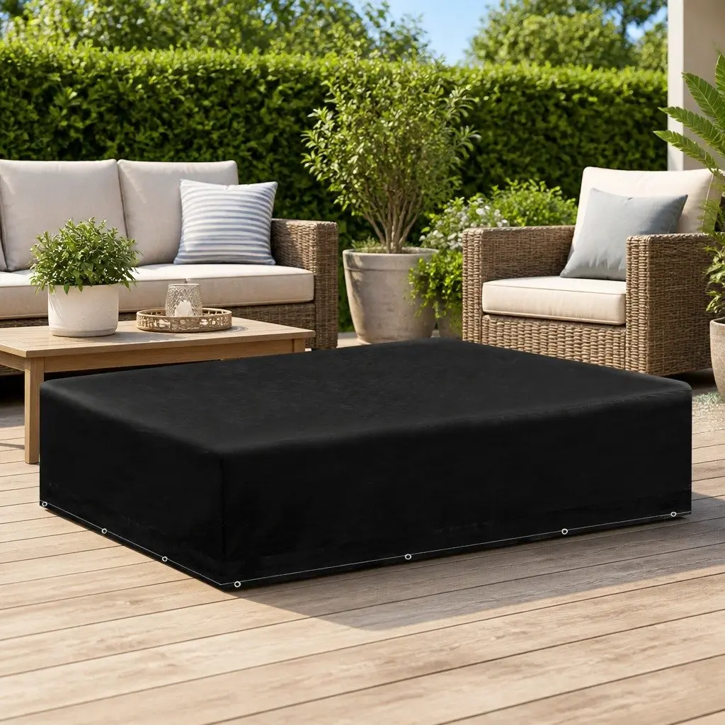 Garden Furniture Cover 250x250x70cm Black