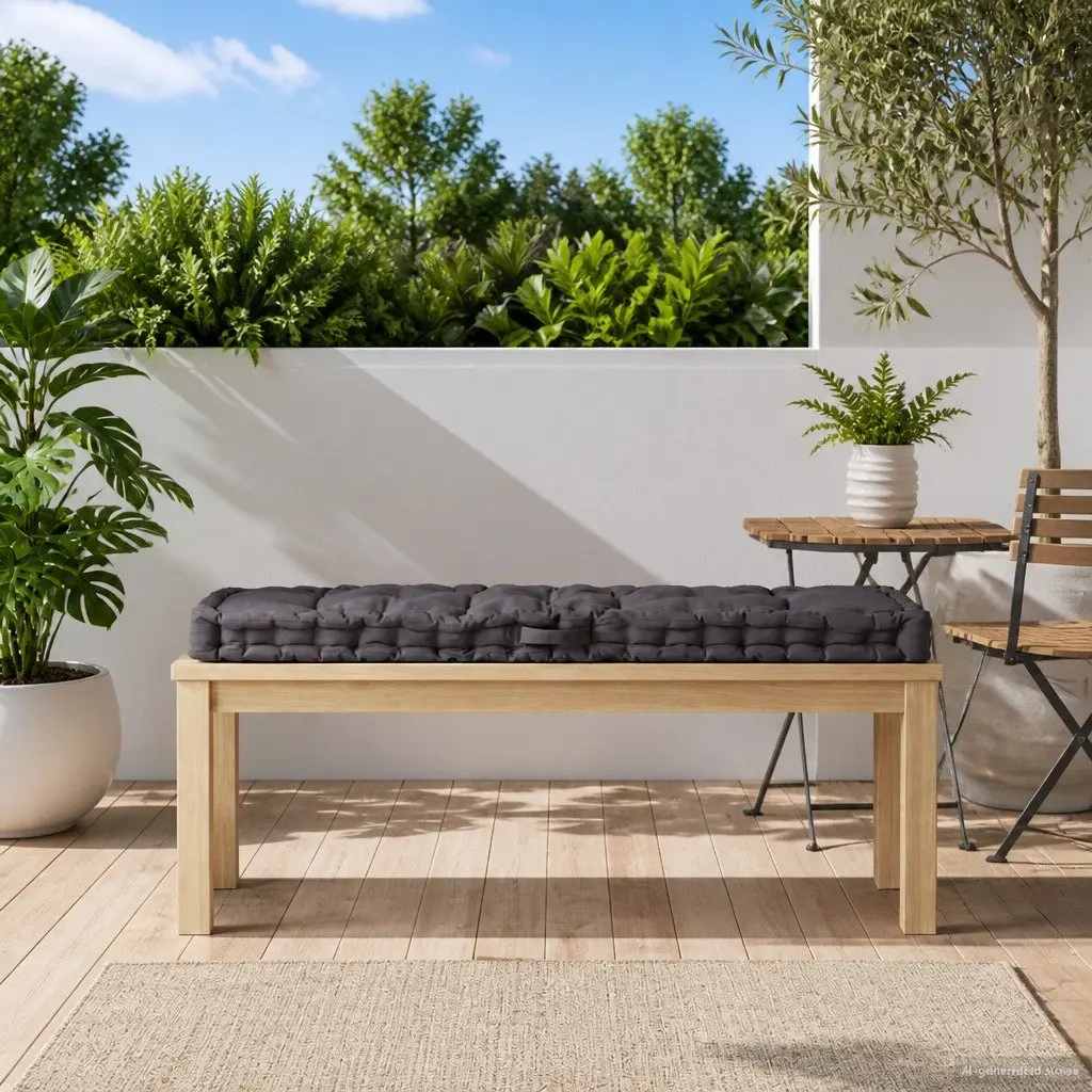 Pallet Floor Cushion Outdoor Indoor Seat Pad Garden Bench Sofa Lounge Anthracite