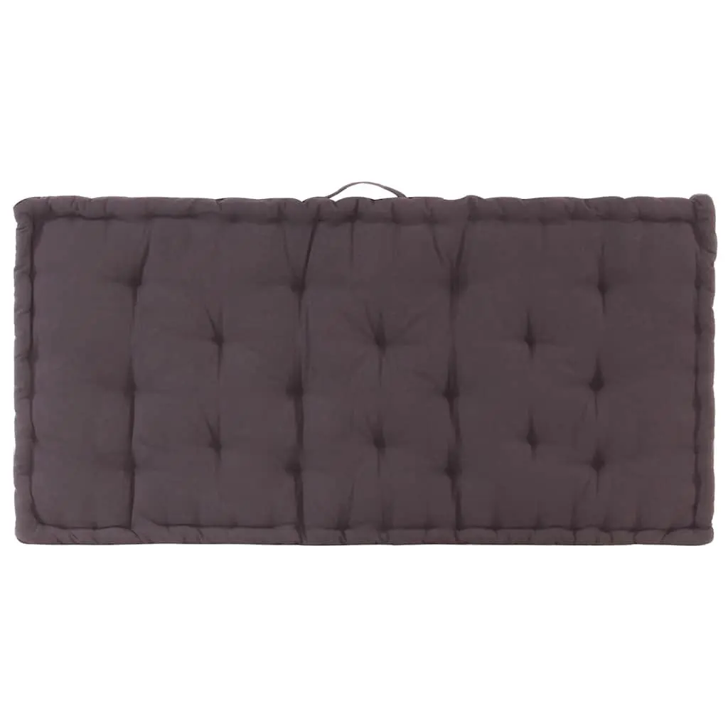 Outdoor Bench Cushion Pad Soft Cotton 120x80x10cm Thick Padding Anthracite