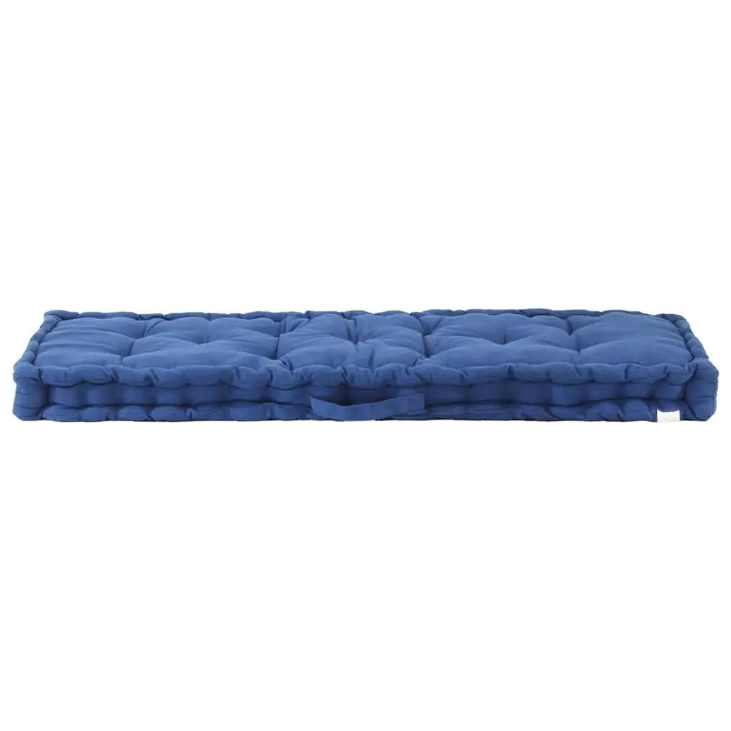 Light Blue Pallet Cushion, 120 x 40 x 7 cm