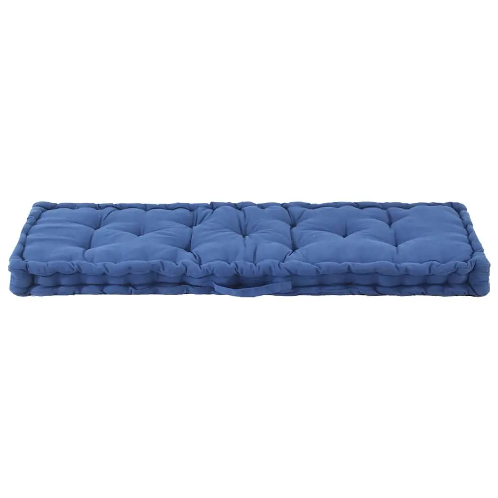 Light Blue Pallet Cushion, 120 x 40 x 7 cm