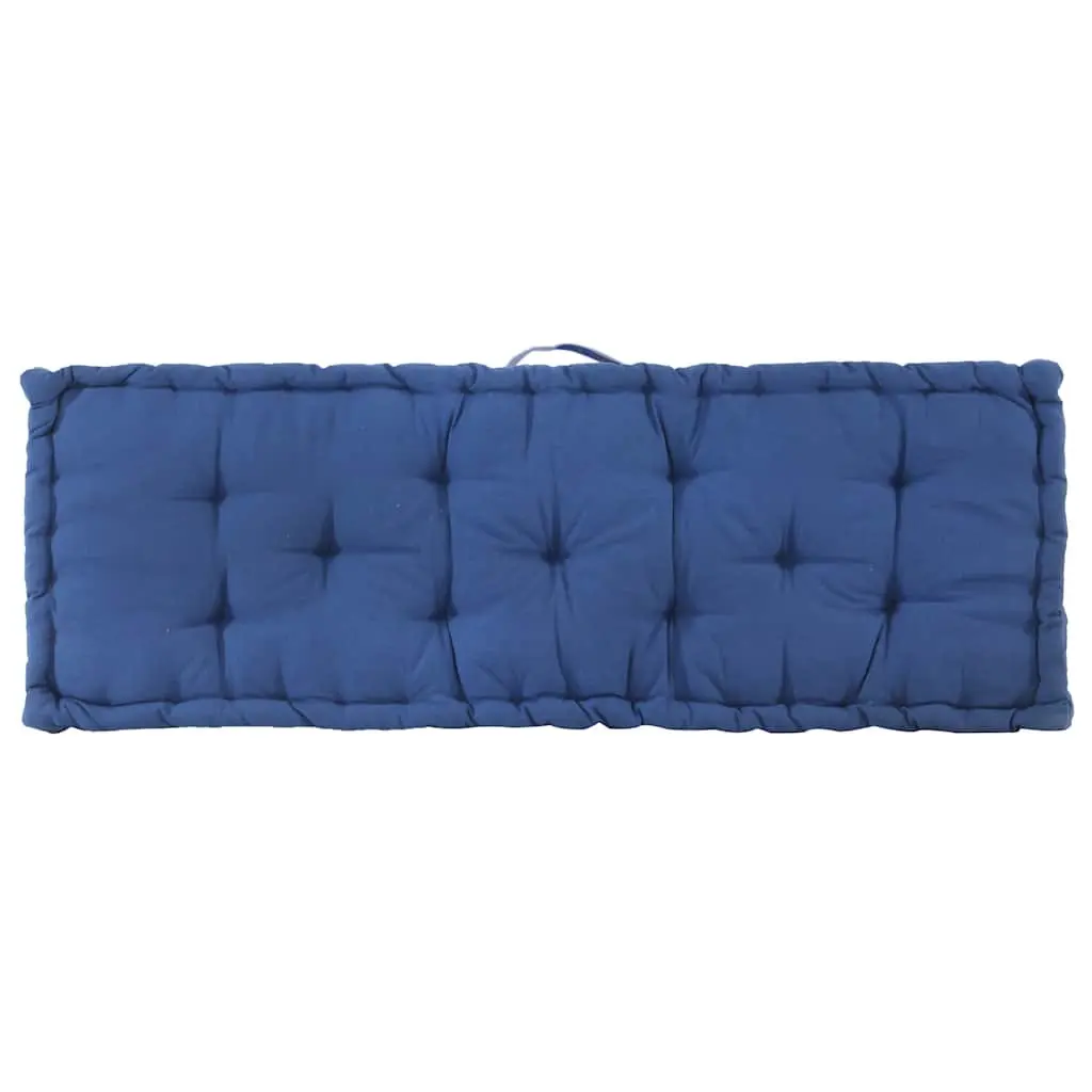 Light Blue Pallet Cushion, 120 x 40 x 7 cm